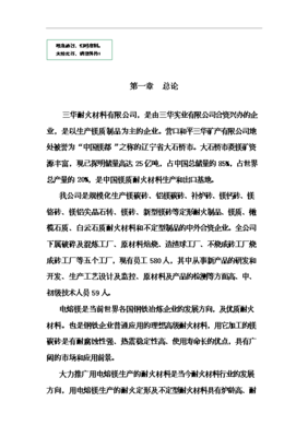 電熔鎂生產(chǎn)線項目可行性立項申報材料(V3.1)